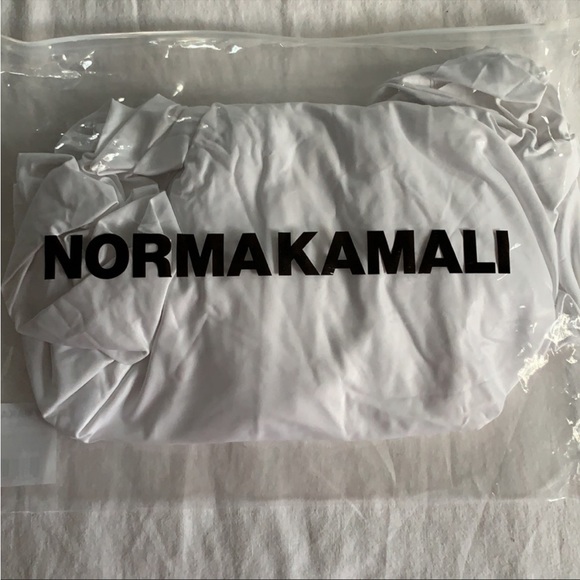 NWT Norma Kamali Diana dress in white - Picture 3 of 3